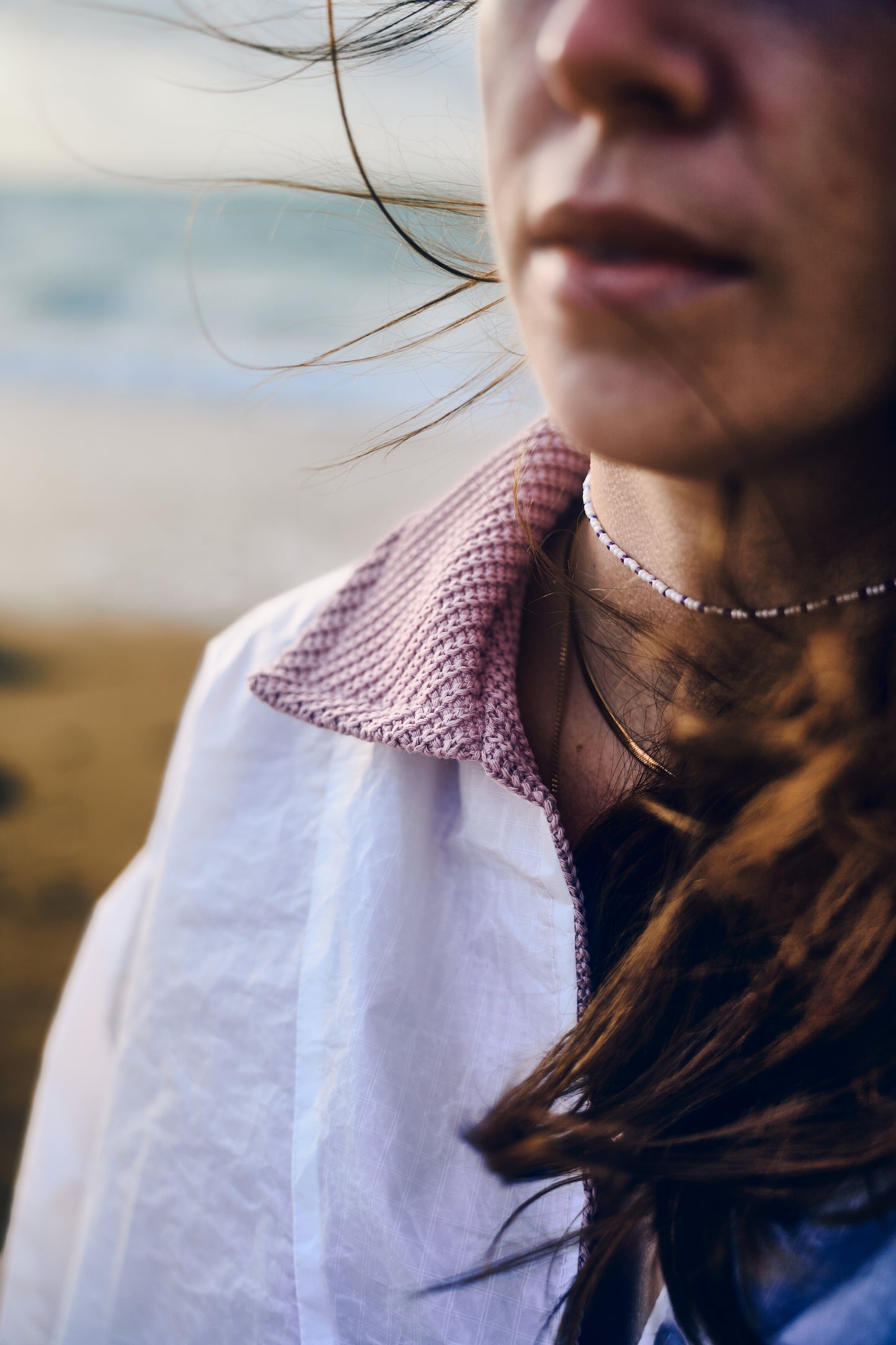 La Vareuse maille rose (XL)