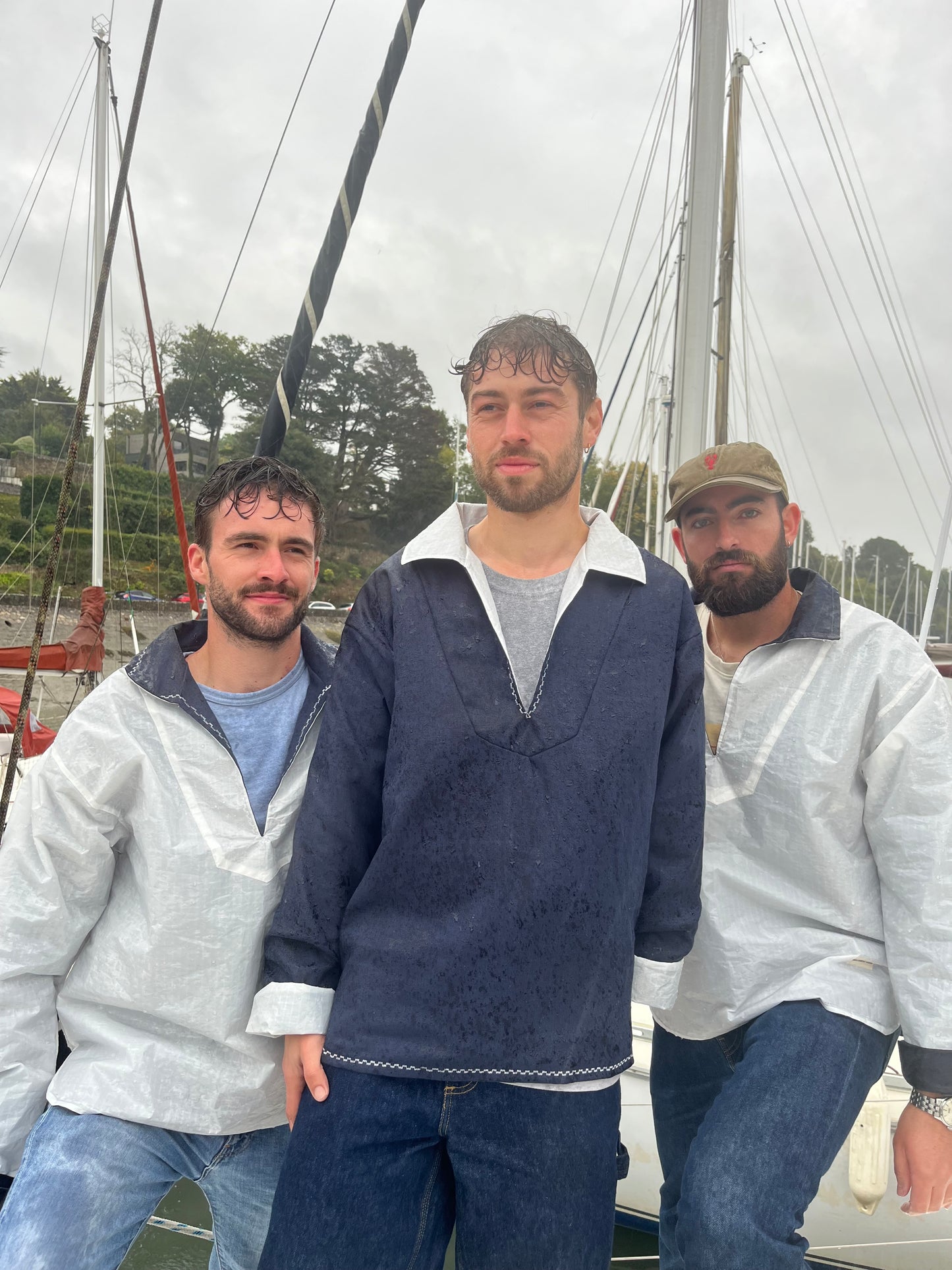 La Vareuse en lin bleu marine (L, XL)