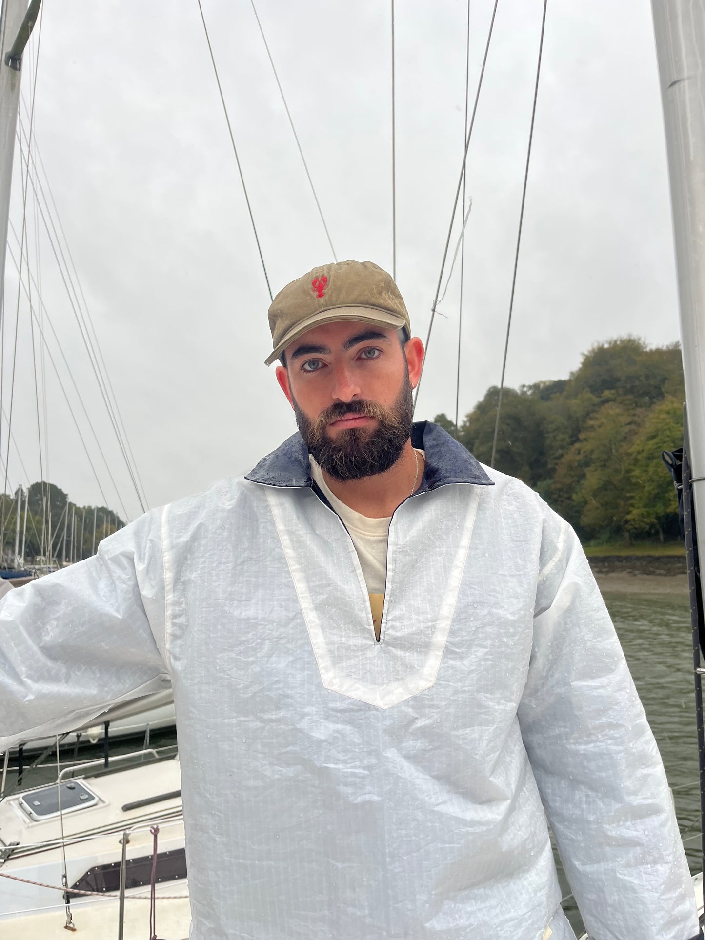 La Vareuse en lin bleu marine (L, XL)
