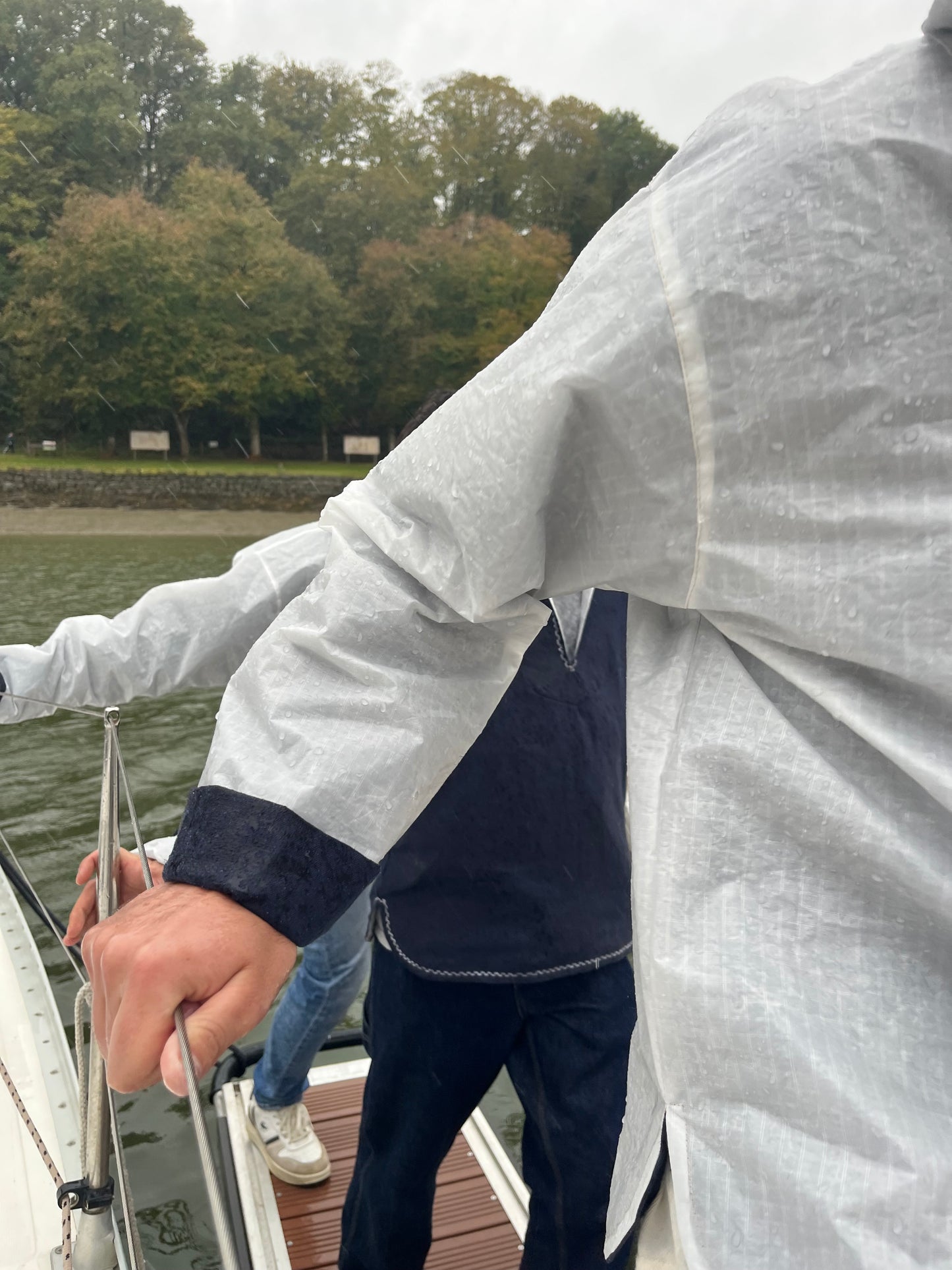 La Vareuse en lin bleu marine (L, XL)