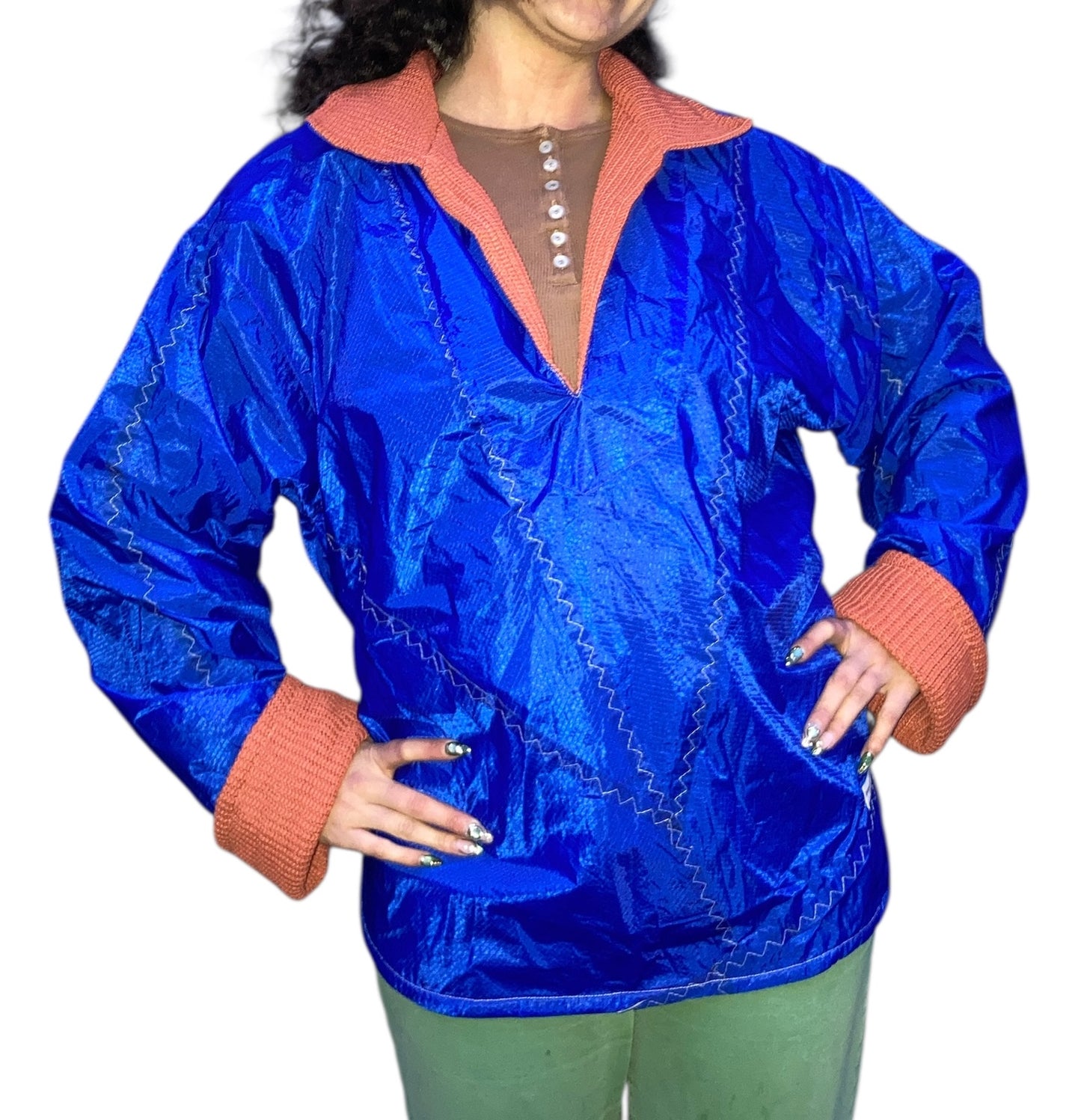 La Vareuse bleu électrique (XL)