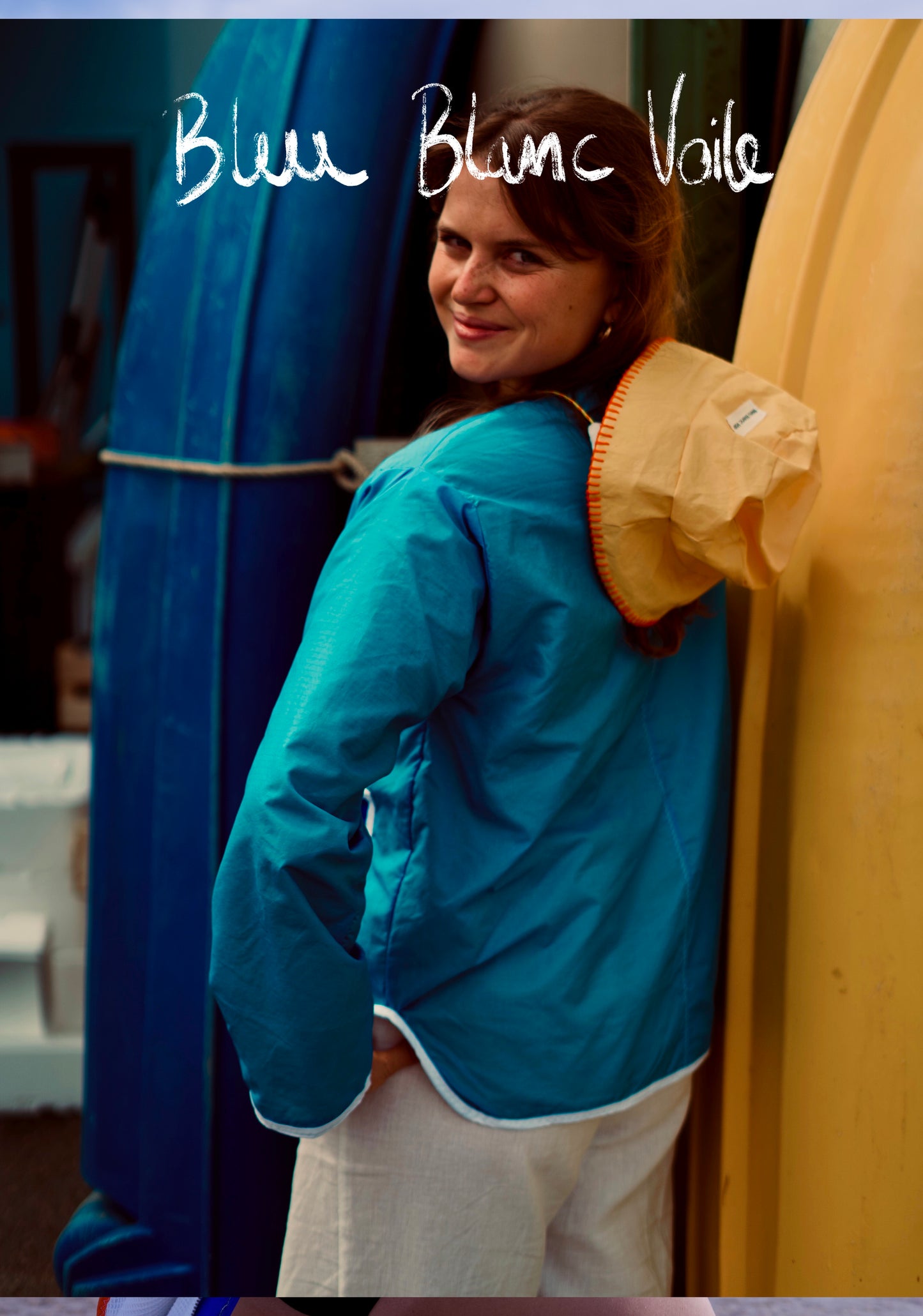 La veste bleu clair